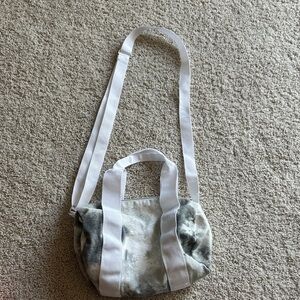Stylish Gray and White Women's Bag